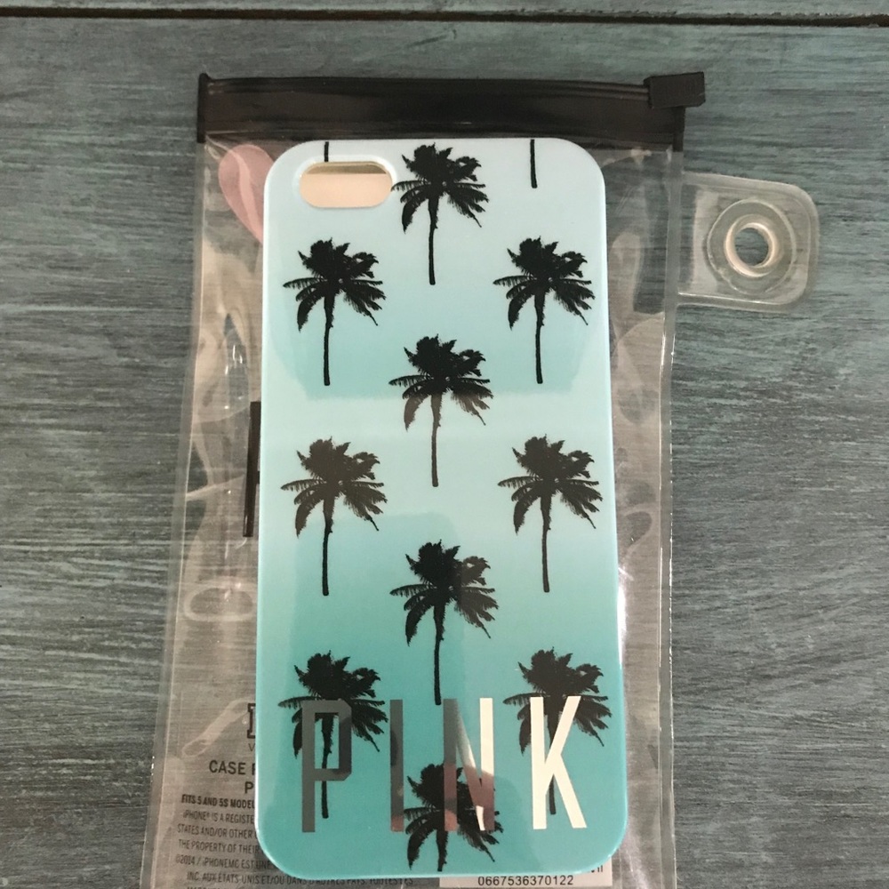 Pink iPhone 5/5s Palm Tree Case
